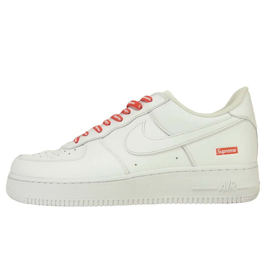 Supreme シュプリーム CU9225-100 ナイキ NIKE AIR FORCE 1 LOW エアフォース スニーカー ホワイト系 30.5cm【極上美品】【中古】