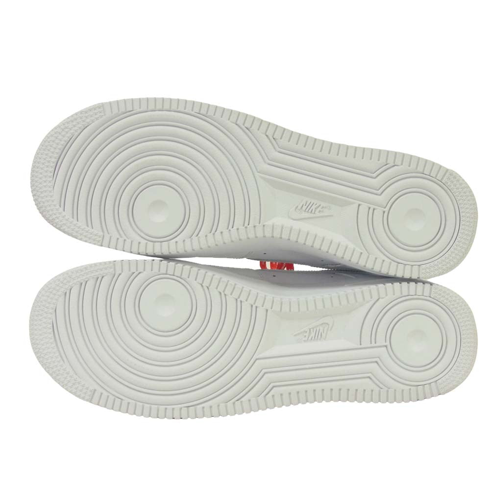 Supreme シュプリーム CU9225-100 ナイキ NIKE AIR FORCE 1 LOW エアフォース スニーカー ホワイト系 30.5cm【極上美品】【中古】