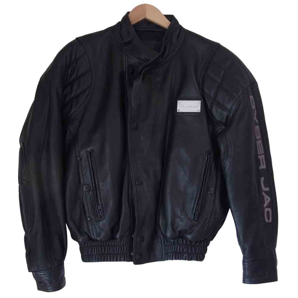 KADOYA カドヤ K`S LEATHER CYBER JAC サイバー ジャック AKIRA アキラ ライダース ジャケット ブラック系 L【美品】【中古】