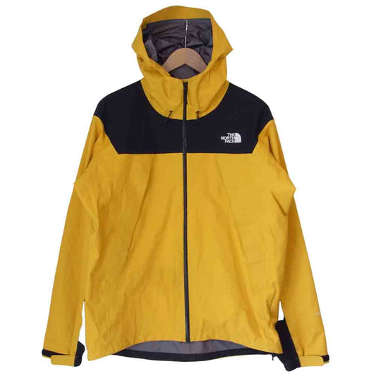 THE NORTH FACE ノースフェイス NP11503 Climb Light Jacket クライム ライト ジャケット 黄×黒 L【中古】