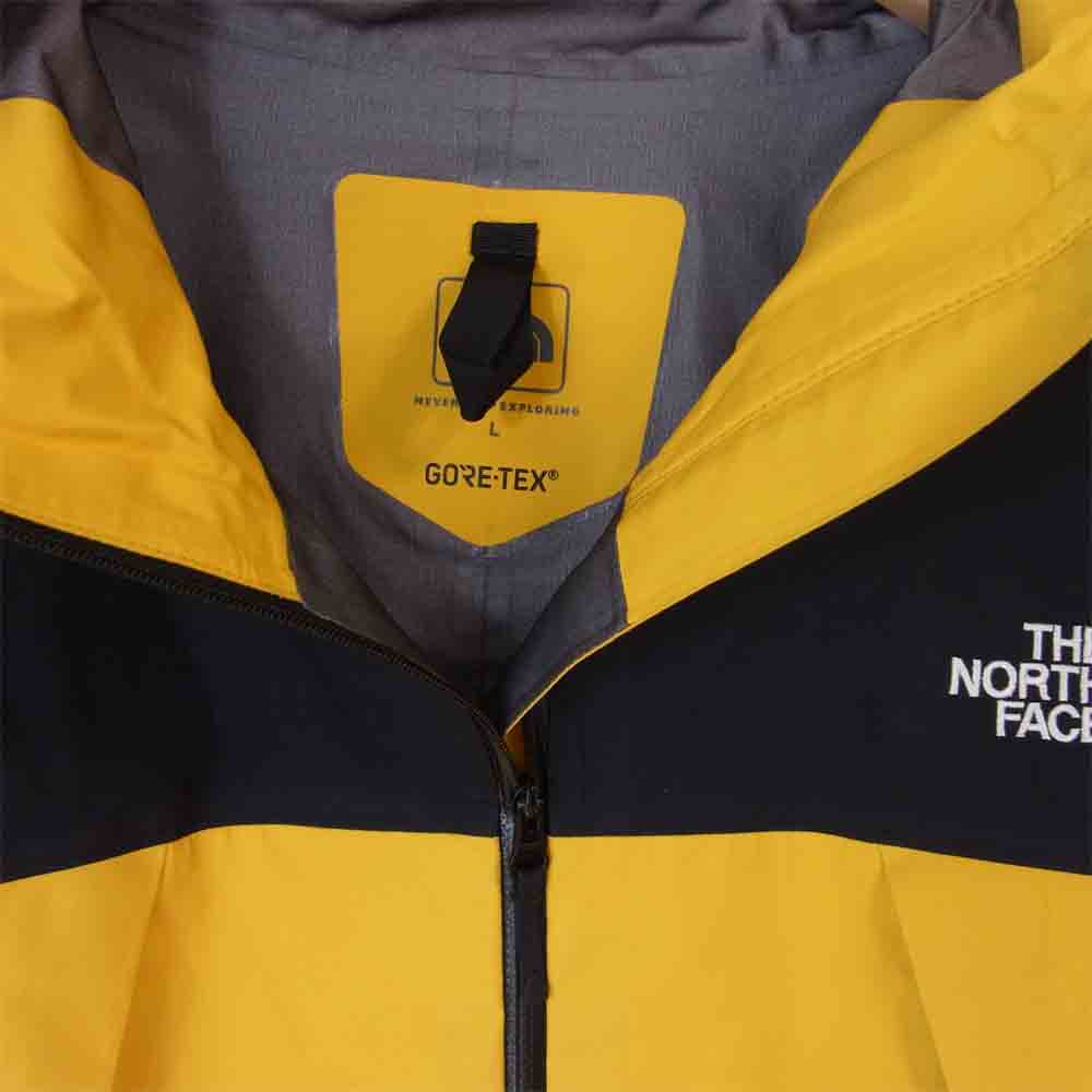 THE NORTH FACE ノースフェイス NP11503 Climb Light Jacket クライム ライト ジャケット 黄×黒 L【中古】