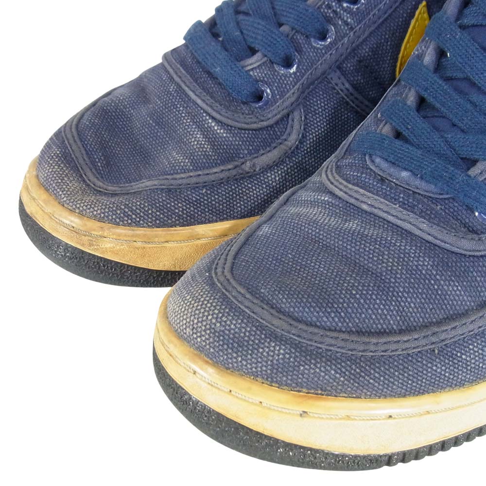 NIKE ナイキ 観賞用 94年製 AIR FORCE 1 エアフォース ワンミシガン スニーカー ネイビー系 UK9【中古】