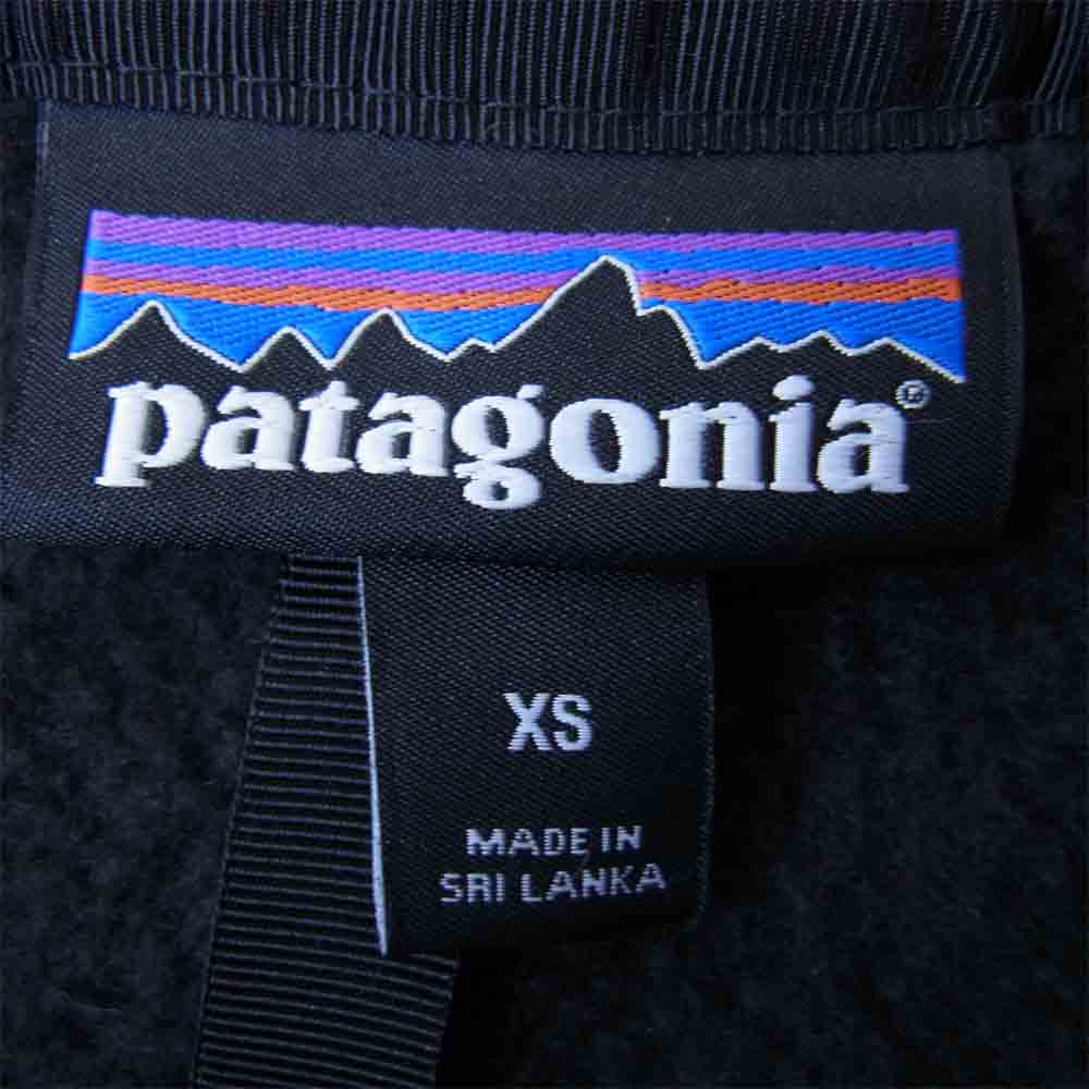 patagonia パタゴニア 22801FA19 Retro Pile Jacket レトロ パイル フリース ジャケット ブラック系 XS【中古】