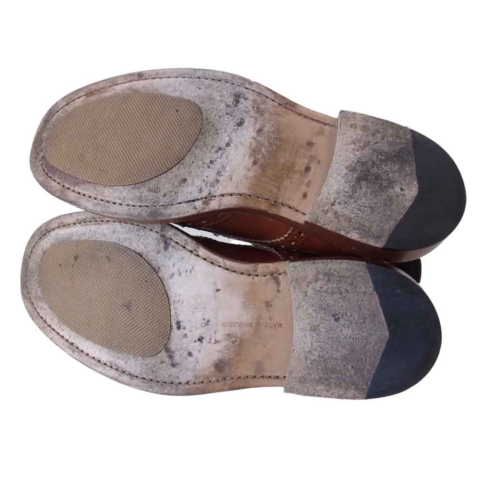 Tricker's トリッカーズ 2508 COUNTY BOOTS MALTON MARRON マロン モールトン カントリー ブーツ ブラウン系 8【中古】