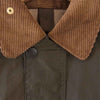 MARGARET HOWELL マーガレットハウエル × バブアー Barbour 578-9212040 英国製 SPEY WAXED COTTON ワックスドコットン ショート ジャケット カーキ系 8【中古】