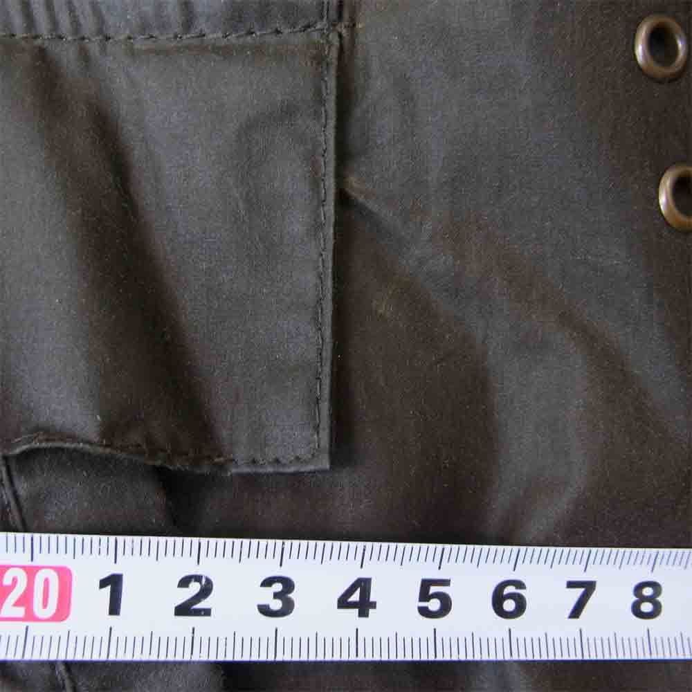 MARGARET HOWELL マーガレットハウエル × バブアー Barbour 578-9212040 英国製 SPEY WAXED COTTON ワックスドコットン ショート ジャケット カーキ系 8【中古】