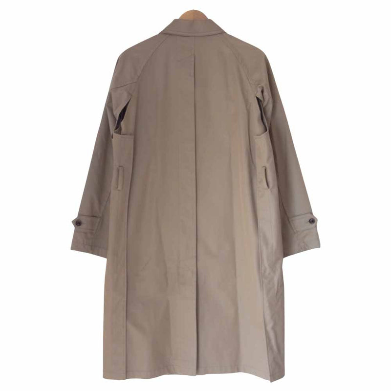 ヨーク 20SS YK20SS0084C DOWNSIZING BAL COLLAR COAT ダウンサイジング バルカラー コート カーキ系 S【極上美品】【中古】