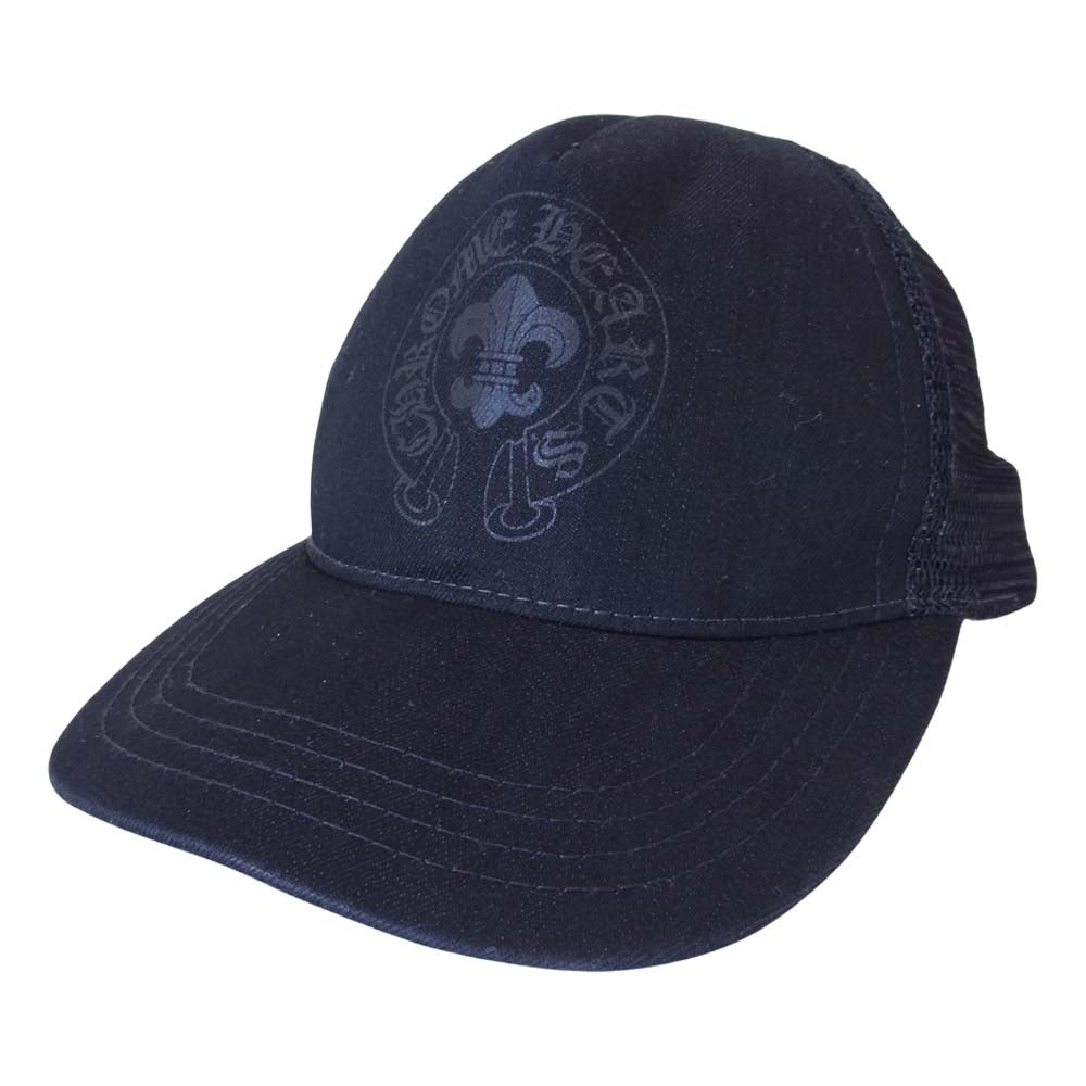 CHROME HEARTS クロムハーツ（原本無） 国内正規品 フレア ホースシュー トラッカー キャップ ブラック系【中古】