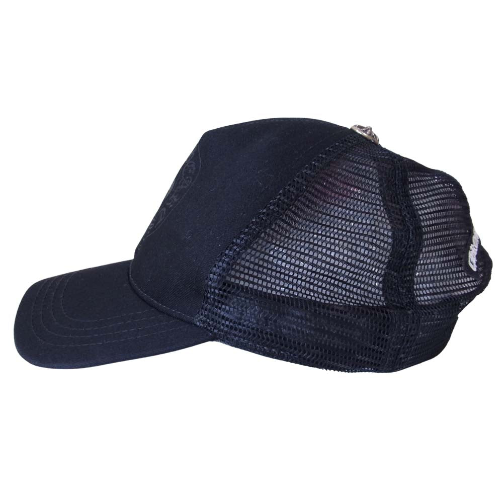 CHROME HEARTS クロムハーツ（原本無） 国内正規品 フレア ホースシュー トラッカー キャップ ブラック系【中古】