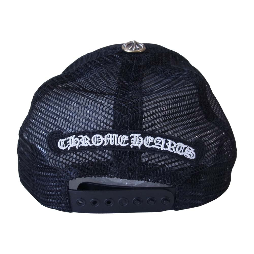 CHROME HEARTS クロムハーツ（原本無） 国内正規品 フレア ホースシュー トラッカー キャップ ブラック系【中古】