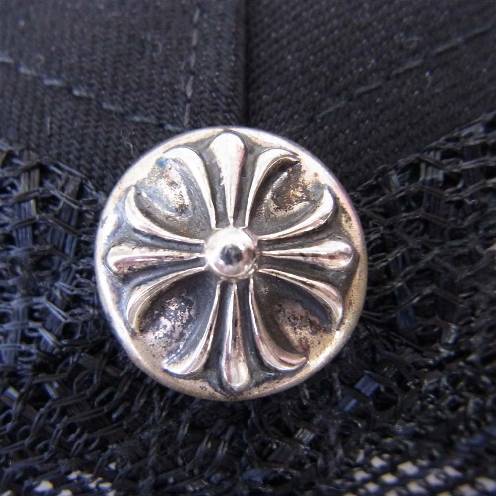CHROME HEARTS クロムハーツ（原本無） 国内正規品 フレア ホースシュー トラッカー キャップ ブラック系【中古】