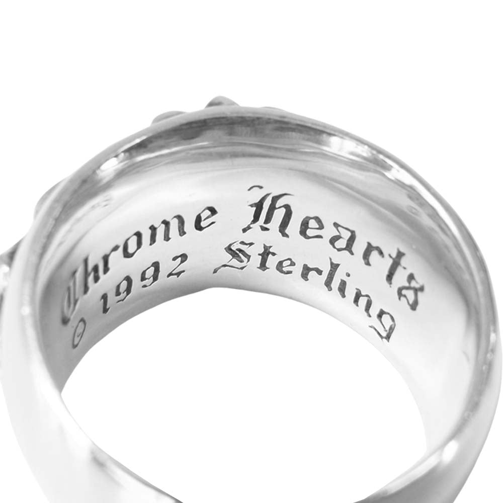 CHROME HEARTS クロムハーツ（原本有） FLRL CRS フローラルクロス リング シルバー系 18【中古】