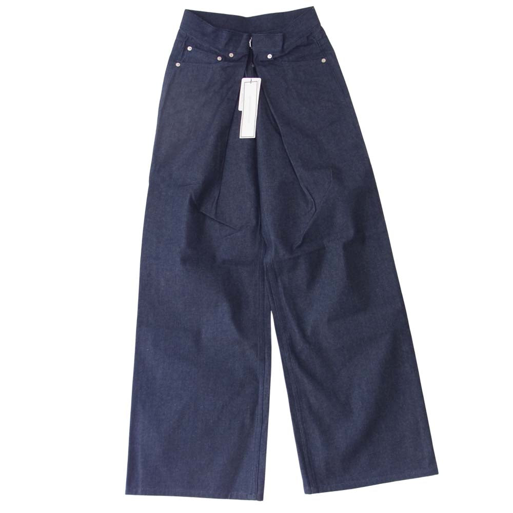 JOHN LAWRENCE SULLIVAN ジョンローレンスサリバン PT16-60-62 WIDE DENIM PANTS ワイド デニム パンツ インディゴブルー系 6【新古品】【未使用】【中古】