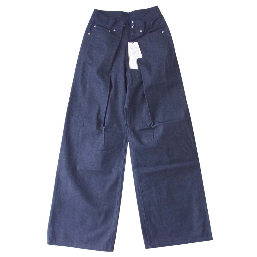 JOHN LAWRENCE SULLIVAN ジョンローレンスサリバン PT16-60-62 WIDE DENIM PANTS ワイド デニム パンツ インディゴブルー系 6【新古品】【未使用】【中古】