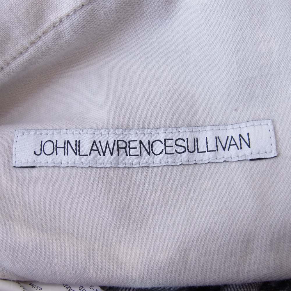 JOHN LAWRENCE SULLIVAN ジョンローレンスサリバン JLSW-16 WASHED DENIM WIDE PANTS ウォッシュド ワイド デニム パンツ ブラック系 S【新古品】【未使用】【中古】