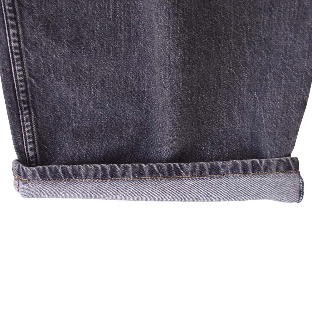 JOHN LAWRENCE SULLIVAN ジョンローレンスサリバン JLSW-16 WASHED DENIM WIDE PANTS ウォッシュド ワイド デニム パンツ ブラック系 S【新古品】【未使用】【中古】