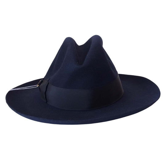 WACKO MARIA ワコマリア HAT-04-JOHNNY-BEAVER 東京HAT ROCKERS BEAVER WOOL HAT ビーバー ウール ハット ネイビー系 M【美品】【中古】
