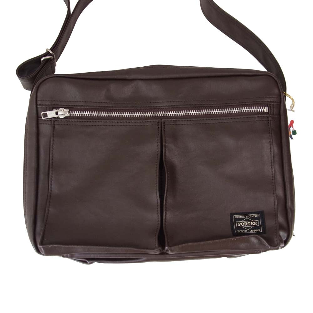 PORTER ポーター 707-08211 FREE STYLE フリースタイル ショルダー バッグ ブラウン ブラウン系【新古品】【未使用】【中古】