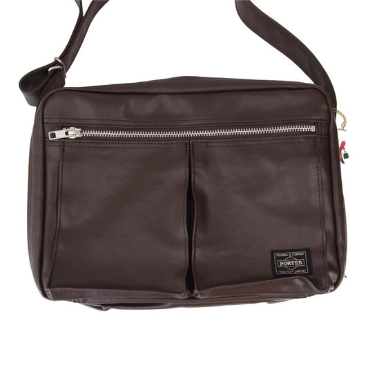 PORTER ポーター 707-08211 FREE STYLE フリースタイル ショルダー バッグ ブラウン ブラウン系【新古品】【未使用】【中古】
