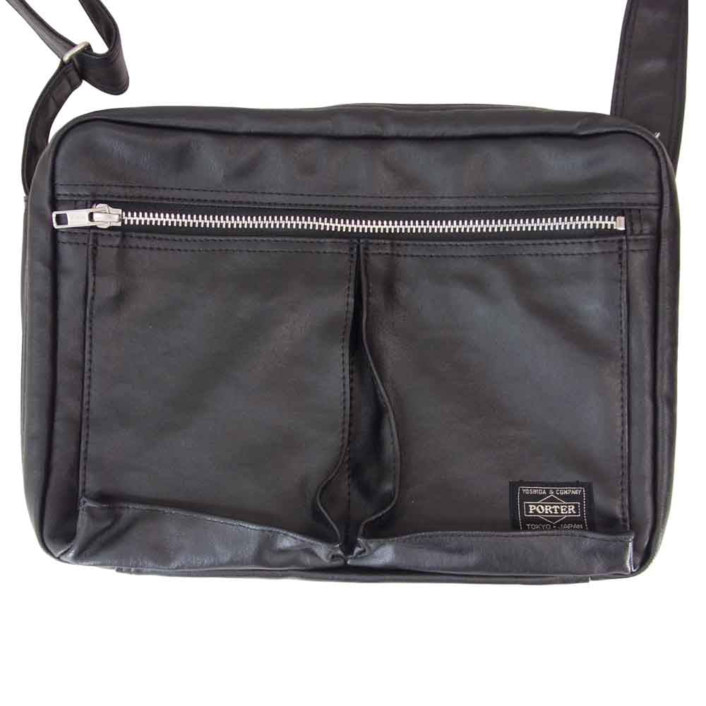 PORTER ポーター 707-08211 FREE STYLE フリースタイル ショルダー バッグ ブラック ブラック系【極上美品】【中古】