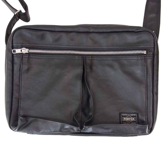 PORTER ポーター 707-08211 FREE STYLE フリースタイル ショルダー バッグ ブラック ブラック系【極上美品】【中古】