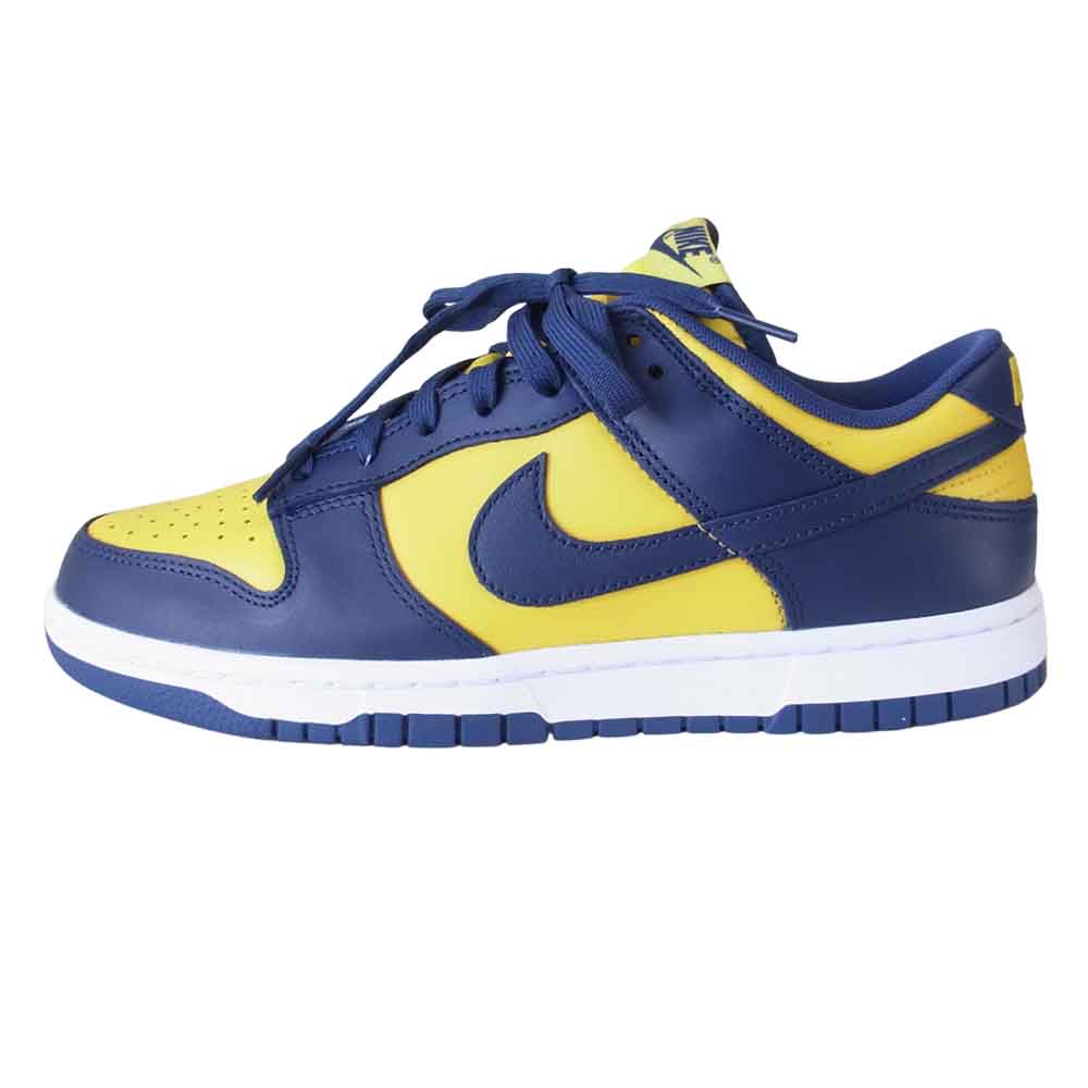 NIKE ナイキ DD1391 700 DUNK LOW RETRO Varsity Maize ダンク ロー 紺×黄 26.5【極上美品】【中古】
