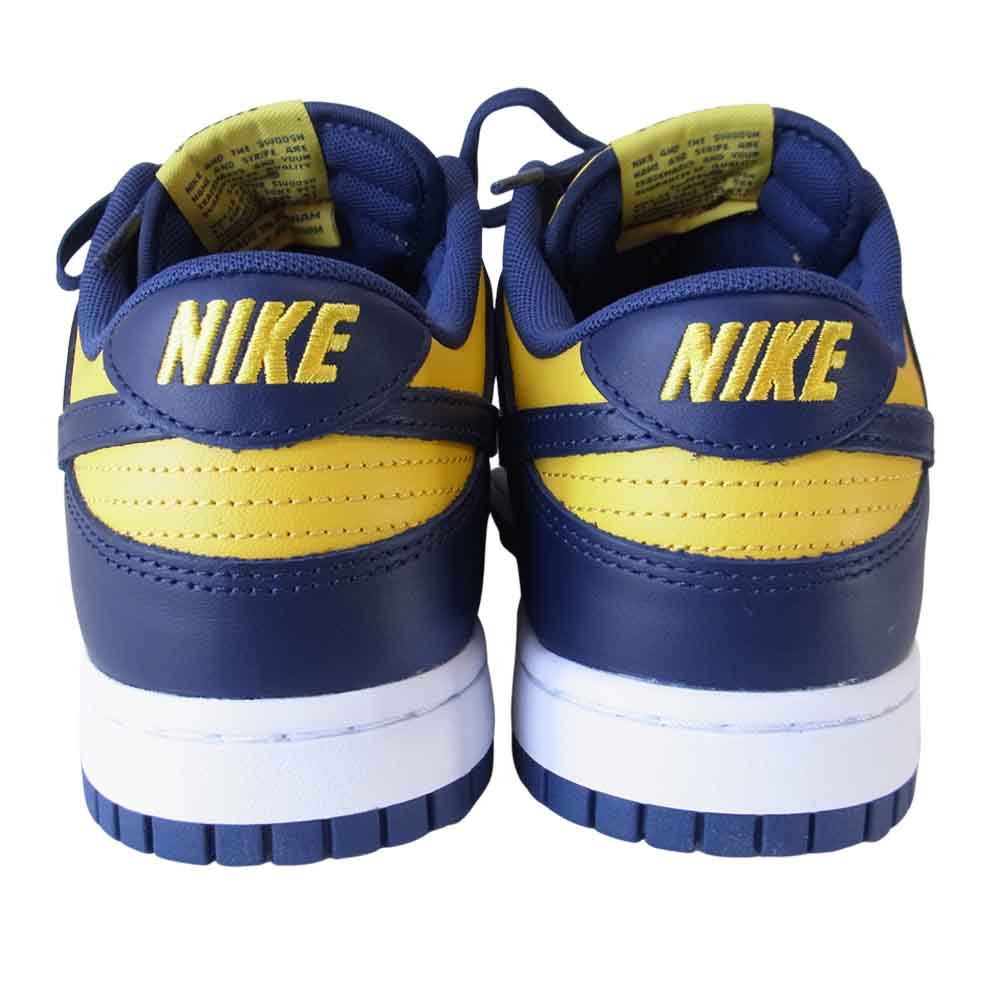 NIKE ナイキ DD1391 700 DUNK LOW RETRO Varsity Maize ダンク ロー 紺×黄 26.5【極上美品】【中古】