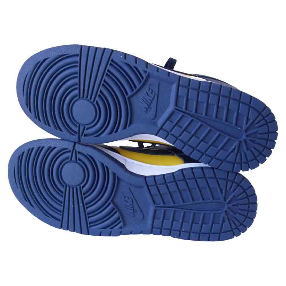 NIKE ナイキ DD1391 700 DUNK LOW RETRO Varsity Maize ダンク ロー 紺×黄 26.5【極上美品】【中古】
