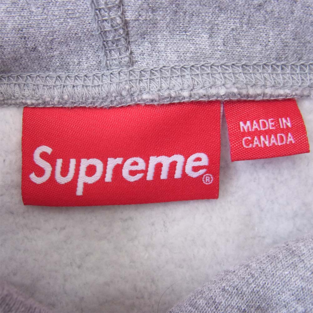 Supreme シュプリーム 21SS KAWS Chalk Logo Hooded Sweatshirt カウズ チョーク ボックスロゴ パーカー グレー系 L【美品】【中古】