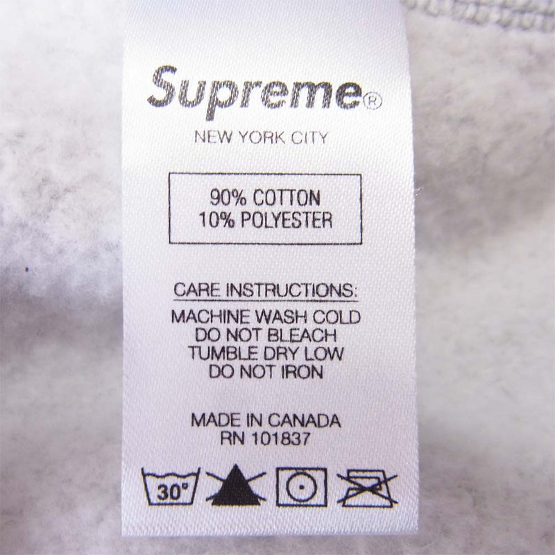 Supreme シュプリーム 21SS KAWS Chalk Logo Hooded Sweatshirt カウズ チョーク ボックスロゴ パーカー グレー系 L【美品】【中古】