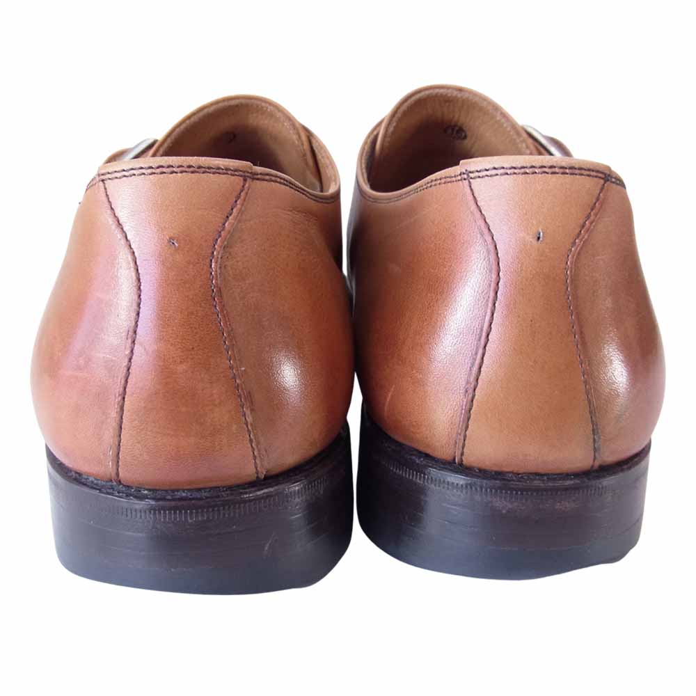 SCOTCH GRAIN スコッチグレイン 917 オデッサ シングルモンク ストラップ シューズ ライトブラウン系 25【中古】