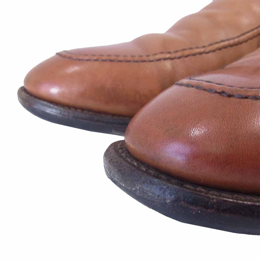 SCOTCH GRAIN スコッチグレイン 917 オデッサ シングルモンク ストラップ シューズ ライトブラウン系 25【中古】