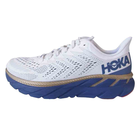 HOKA ONE ONE ホカ オネオネ 1110508 CLIFTON 7 クリフトン 7 スニーカー オフホワイト系 26【美品】【中古】
