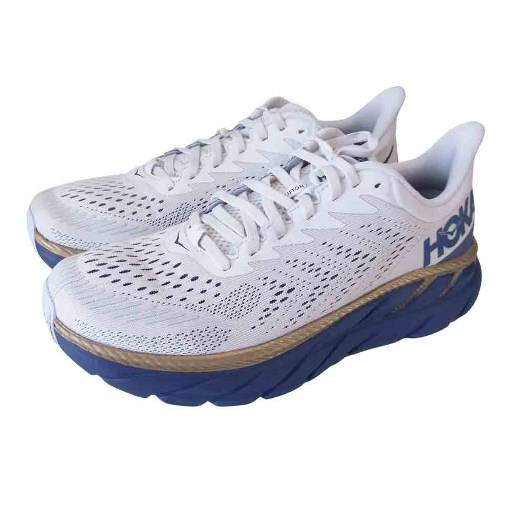 HOKA ONE ONE ホカ オネオネ 1110508 CLIFTON 7 クリフトン 7 スニーカー オフホワイト系 26【美品】【中古】