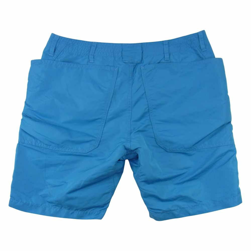 SASAFRAS ササフラス Fall Leaf Sprayer Pants 1/2 フォール リーフ スプレイヤー ナイロン ハーフ パンツ ショーツ ブルー系 XL【中古】