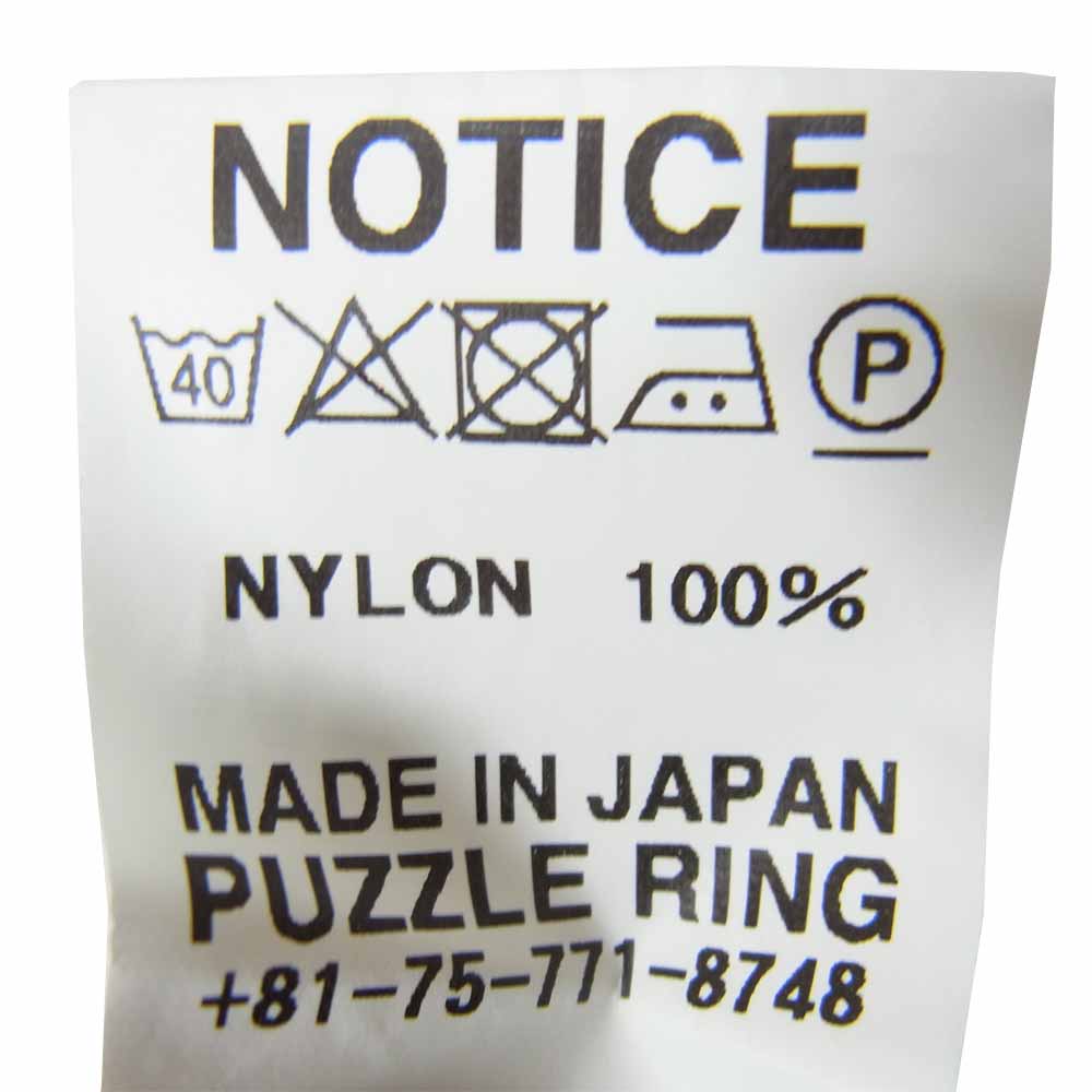 SASAFRAS ササフラス Whole Hole Pants 1/2 ホール ホール ナイロン ハーフ パンツ ショーツ ブラック系 XL【中古】