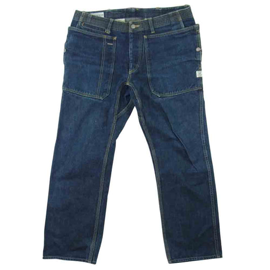 SASAFRAS ササフラス Fall Leaf Sprayer Denim Pants フォール リーフ スプレイヤー  デニム  パンツ インディゴブルー系 L【中古】