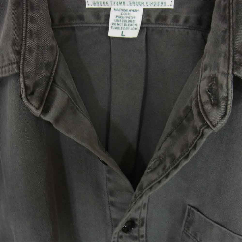 SASAFRAS ササフラス Wheel Barrow Shirt ウィール バロー シャツ グレー系 L【中古】