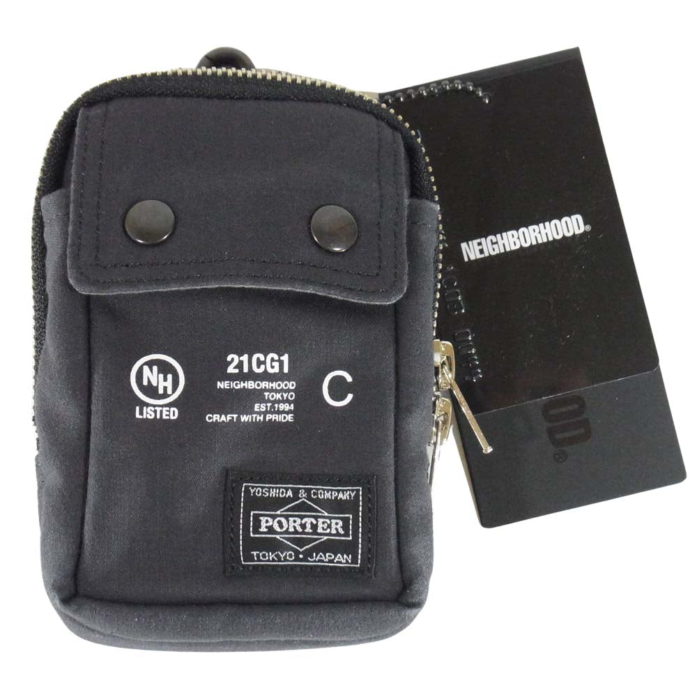 NEIGHBORHOOD ネイバーフッド 211YSPTN-AC03 × PORTER ポーター NHPT MULTI POUCH マルチ ポーチ ダークネイビー系【中古】