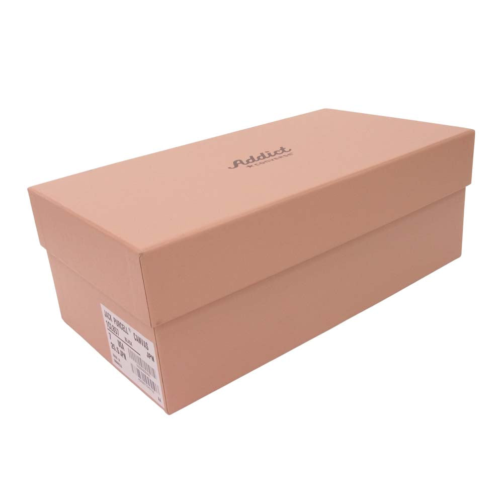 CONVERSE コンバース 1CL857 ADDICT アディクト JACK PURCELL ジャックパーセル  スニーカー ブラック系 25.5cm【新古品】【未使用】【中古】