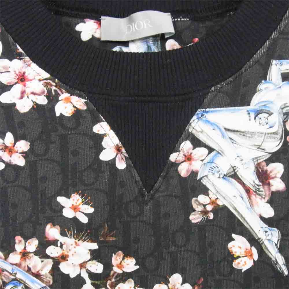 ディオール × 空山基 19AW 933J601A0573 セクシーロボット スウェットトレーナー ブラック系 S【極上美品】【中古】