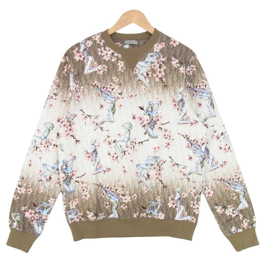 ディオール × 空山基 19AW 933J601A0573 セクシーロボット スウェットトレーナー ベージュ系 M【極上美品】【中古】