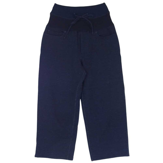 フミトガンリュウ Fu1-Pa-19 DOUBLE WAIST 5 POCKETS SWEATPANTS インディゴブルー系 1【美品】【中古】