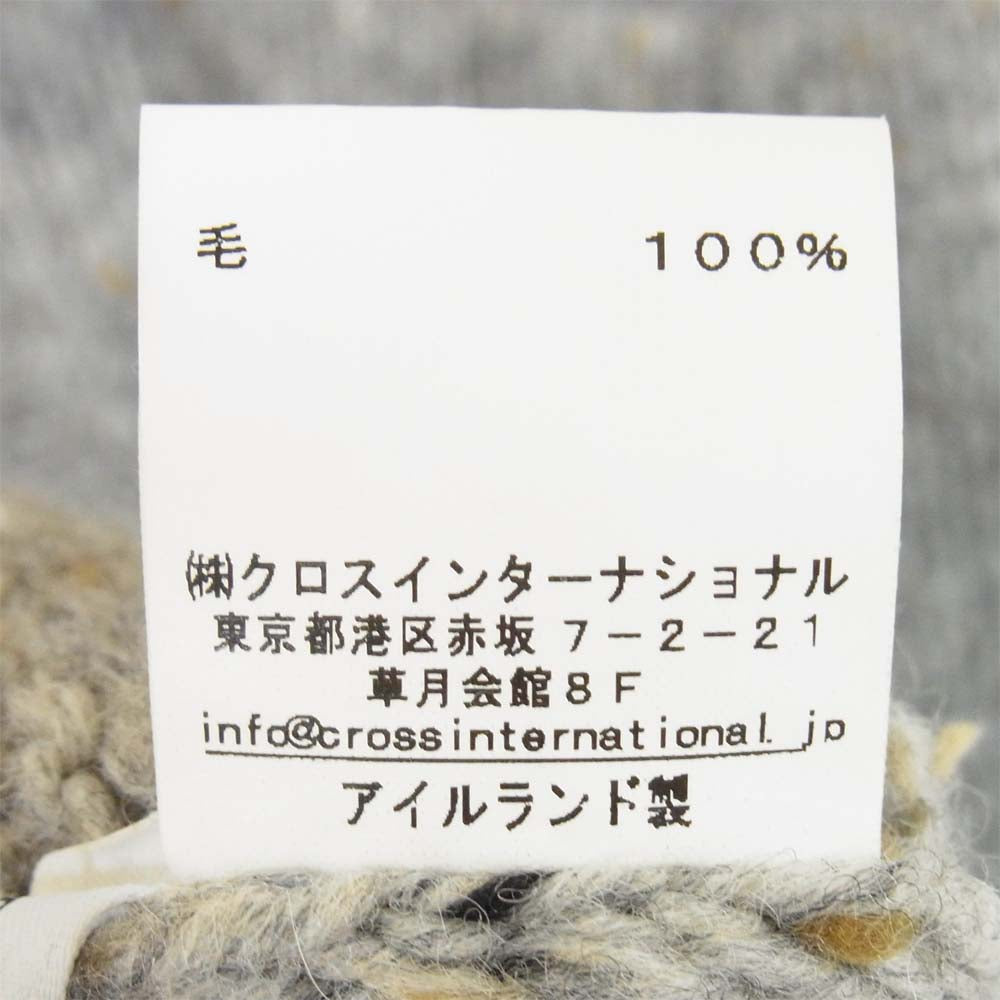 THOM BROWNE トムブラウン 01113D7011 国内正規品 アイルランド製 トリコロール ニット カーディガン グレー系【中古】
