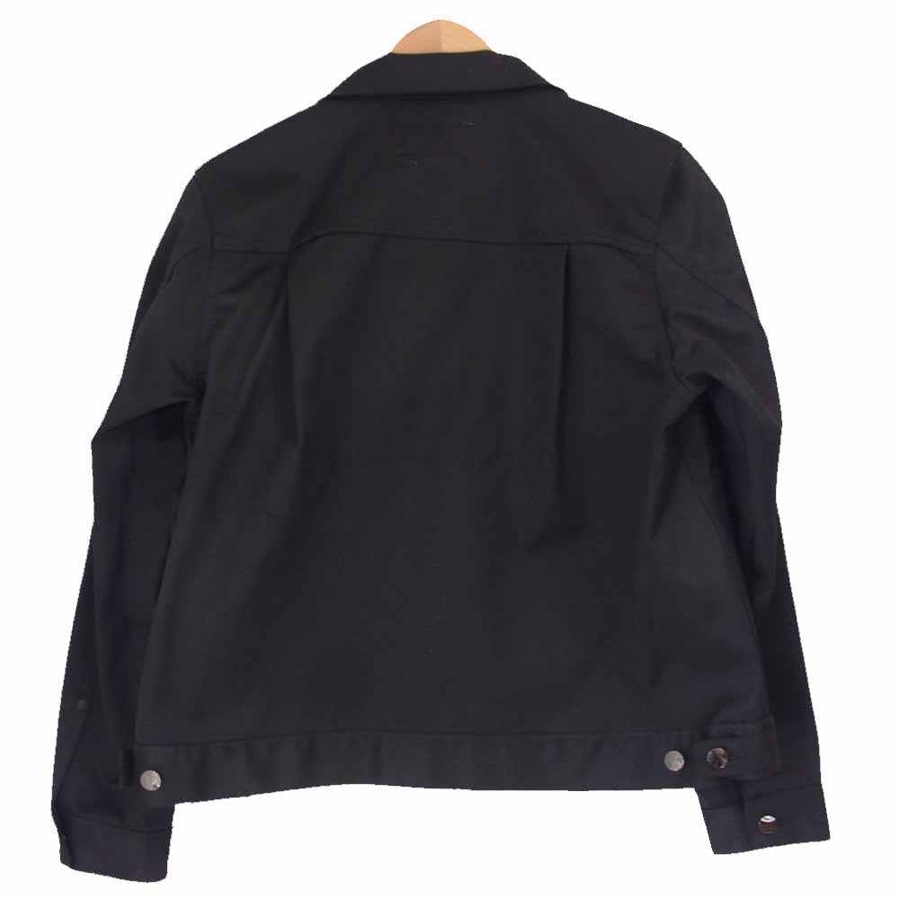 フミトガンリュウ 19SS Fu1-BL-04 WATER RESISTANT PLEATED BLOUSON ブラック系 1【美品】【中古】