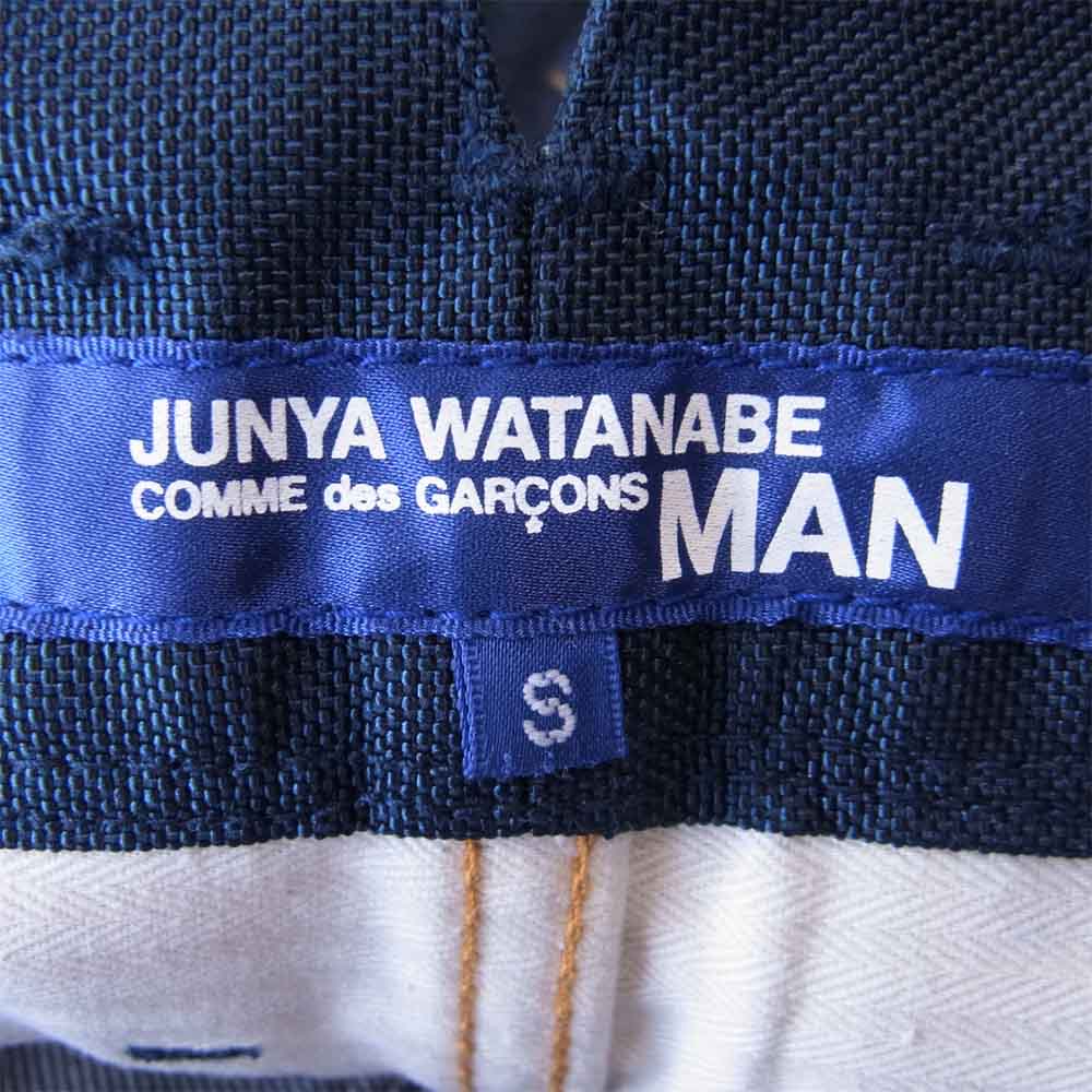 JUNYA WATANABE COMME des GARCONS ジュンヤワタナベコムデギャルソン AD2018 WB-P001 リフレクターテープ デニムパンツ インディゴブルー系 S【極上美品】【中古】