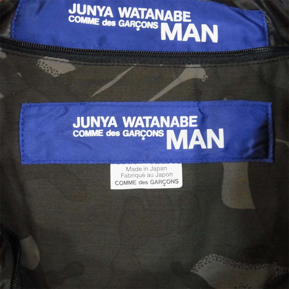 JUNYA WATANABE COMME des GARCONS ジュンヤワタナベコムデギャルソン AD2018 WC-K224-051 ライナー着脱 3WAY ウールエステルストライプ 中綿 ベスト ブラック系 表記無し【美品】【中古】