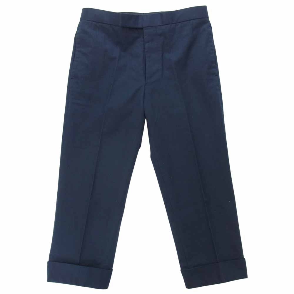 THOM BROWNE トムブラウン 国内正規品 シングル 3B 段返り セットアップ スーツ ネイビー系 00【中古】