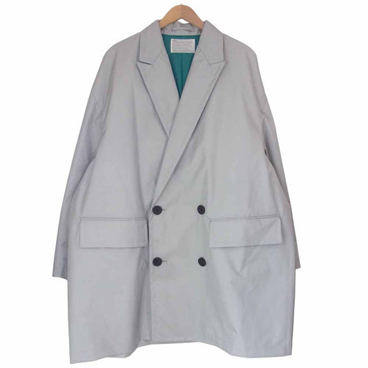 kolor カラー 20SS 20SCM-C01101 ビッグシルエット ナイロン コート グリーン系 2【美品】【中古】