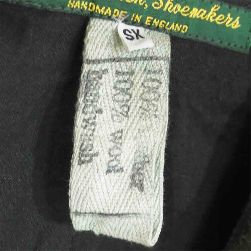 Paul Harnden ポールハーデン Men's Blazer Jacket スエード レザー ブレザー ジャケット モスグリーン系 XS【中古】
